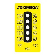 Non-Reversible Temperature Labels-Omega Engineering