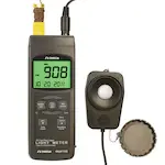 99.9k LUX Handheld Light Meter w_ Thermocouple & SD card