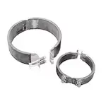 Chrome Steel 1-Piece Band Heater 900°F Max 5_ to 12.5_ ID