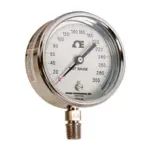 Stainless Steel Pressure Gauges with Adjustable Dial