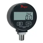 Digital Pressure Gauge for Air/Liquids/Gases – 1% Accuracy, NIST Options