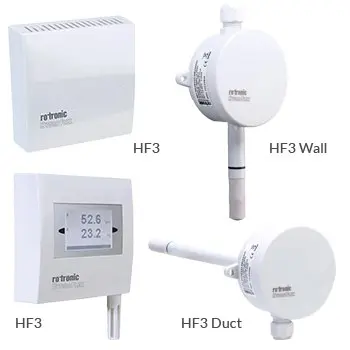 Standard Humidity and Temperature Transmitter - Rotronic HF3